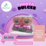 Porta dulces de corazón 
12 unidades