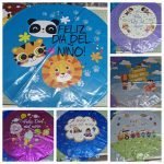 Globos de 43cm 
12 unidades con varillas