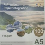 Papel adhesivo 115gr A5 
100 hojas