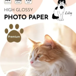 Papel fotográfico glossy 115gr 100h  A4 LILY