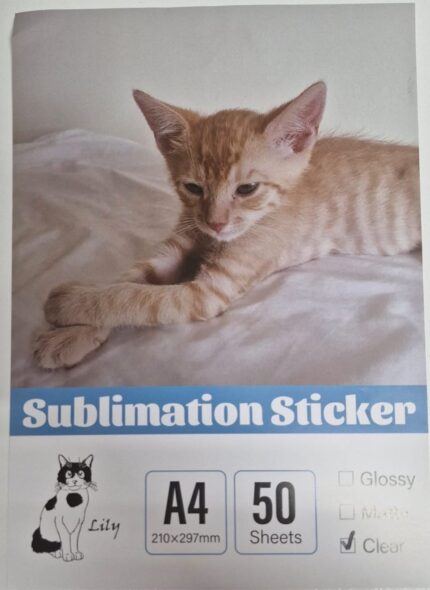 Vinilo sublimable Transparente 50h A4 LILY