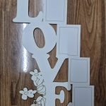 Cuadro love grande 3 fotos 
10 unidades