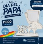 Cuadro super papá cara