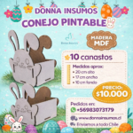 Canasto conej@10 unidades