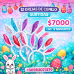 Cintillo de orejas 
12 unidades