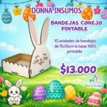 Bandejas conejo 15x15 
10 unidades