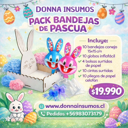 Pack de bandejas conejo
