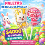 Paletas conejo 
10 unidades surtidos