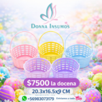 Canasto en forma de huevo
12 unidades surtidos