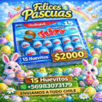 Huevos Flypi 
bandeja de 15 huevos