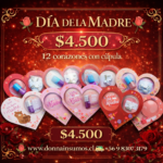 Cúpulas de corazón 
12 unidades