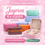 Pack de joyeros 
6 unidades