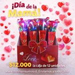 Rosas con luces 
12 unidades