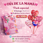 Bolsa de regalo 
12 globos surtidos