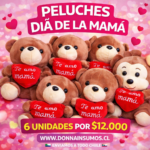 Peluches te amo mamá 
6 unidades
