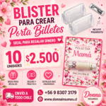 Blister para billetes 
10 unidades