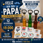 Botella destapador 
12 unidades