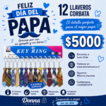 Llavero corbata 
12 unidades