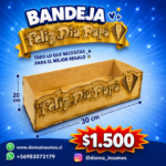 Bandeja feliz dia papá 
20x30c