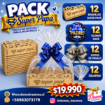 Pack bandeja 
super papá