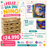 Pack bandejas 
libro y lapiz