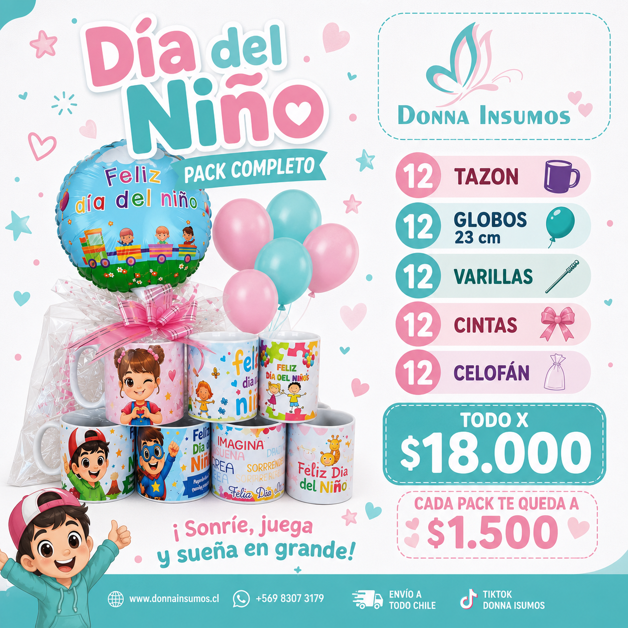 2026/06/1000780201-1.png Pack tazones
dia del niño - Imagen 1