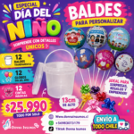 Pack de baldes transparente