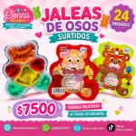 Jaleas dulce de osos 
24 unidades