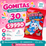 Gomitas kawuai 
30 maquetas