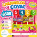 Coyac bob esponja 
20 unidades