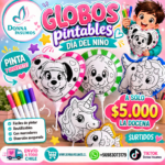 Globos para colorear 12 unidades