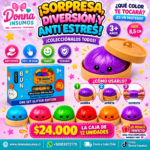 Squishy bun con luz 
12 unidades la caja