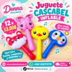 Juguete inflable cascabel
12 unidades surtido
