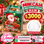 Mini caja de esferas 8cm 
12 unidades