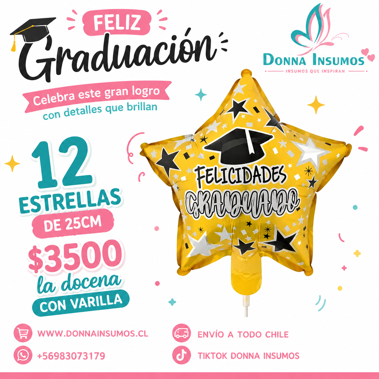 2026/10/1000819005.png Globos graduación estrella - Imagen 1