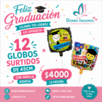 Globos 45cm graduación