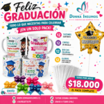 Pack tazon y globos 
Graduación