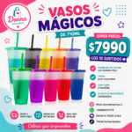Vasos mágicos surtidos
10 unidades