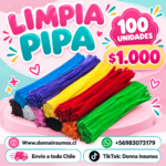 Limpia pipa 100 unidades