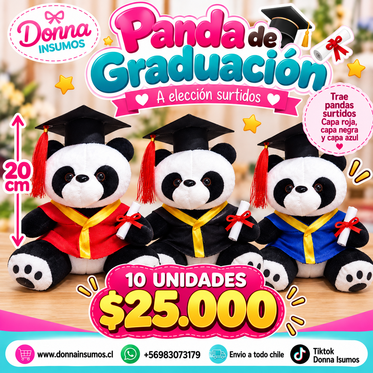 2026/10/1000946794.png Peluche panda
10 unidades - Imagen 1