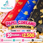 Papel coreano graduacion